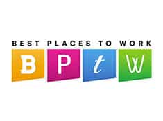 Colorful logo for best workplaces