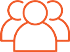 About Us 13 Three people silhouette icon